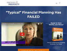 Tablet Screenshot of partners4prosperity.com